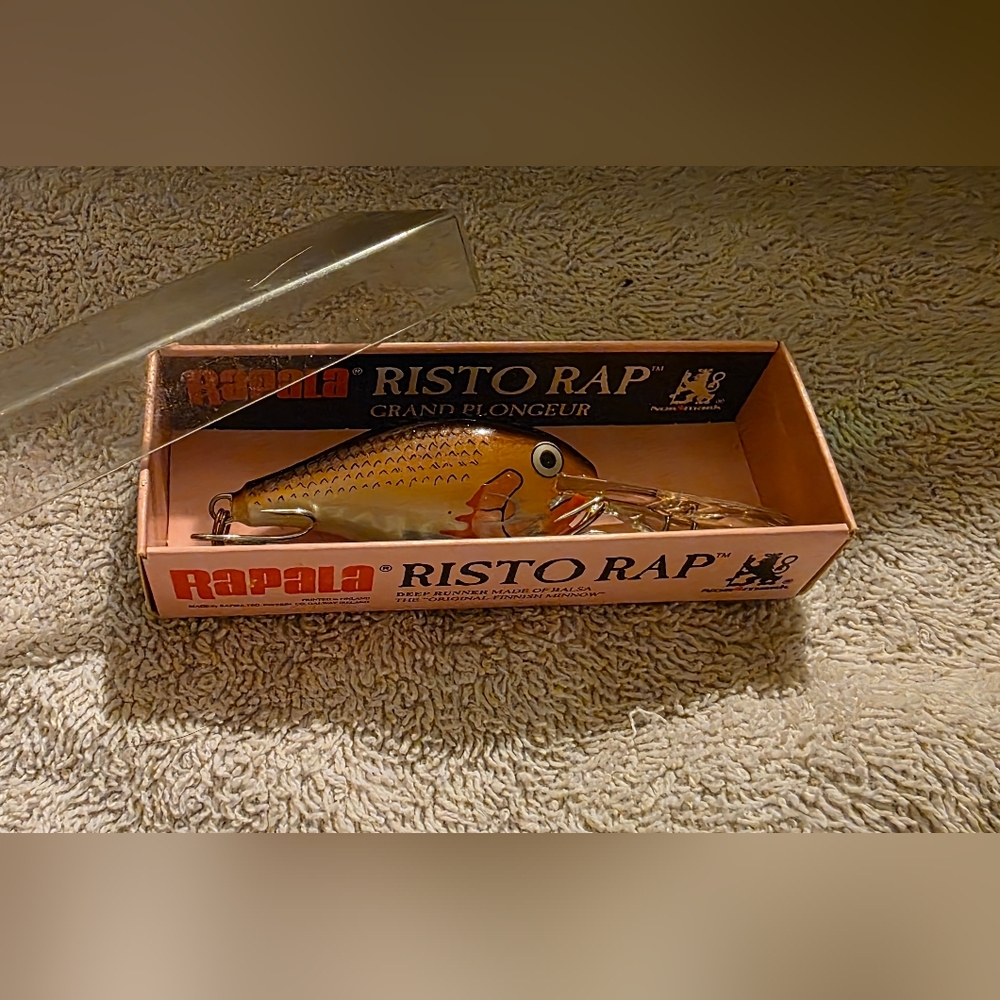 Vintage Rapala Risto Rap Fat Body Crankbait Lure Tackle